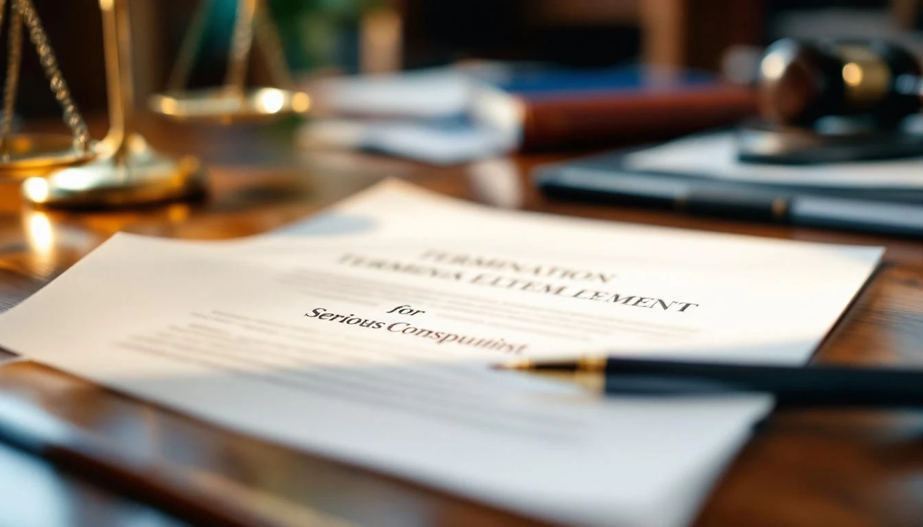Lettre de licenciement pour faute grave : modèle gratuit 2026